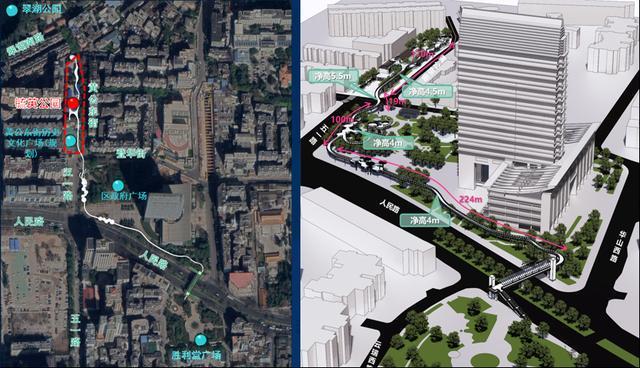 ！联通翠湖-老街又一空中栈道即将开放麻将胡了市中心“空中漫步”指日可期(图5)